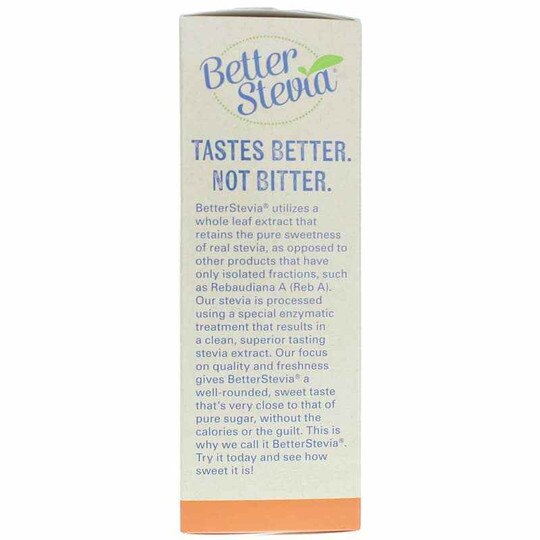 Better Stevia Sweetener Packets, NOW